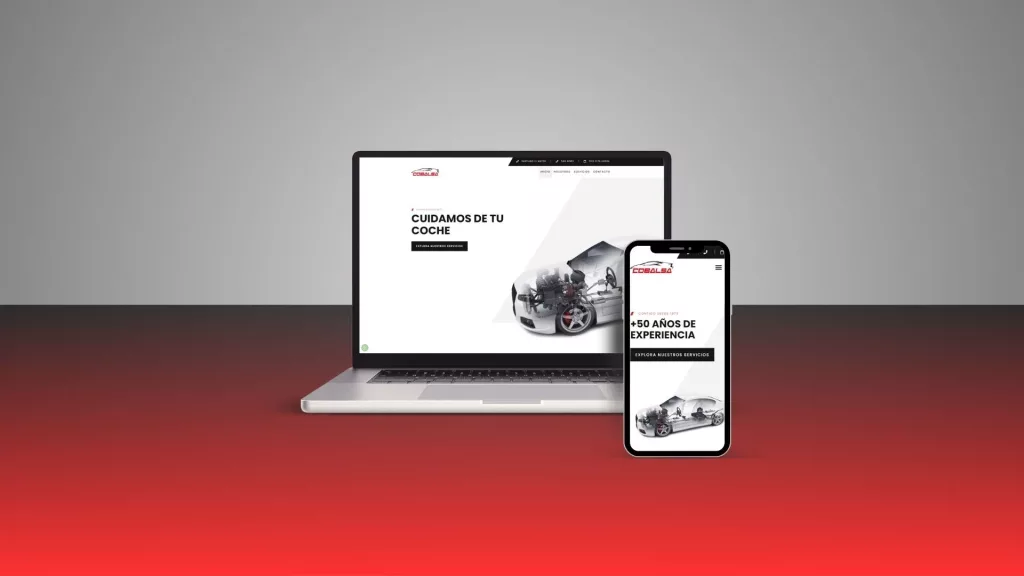 Diseño Web Talleres Cobalsa realizado por Crealogic en 2022