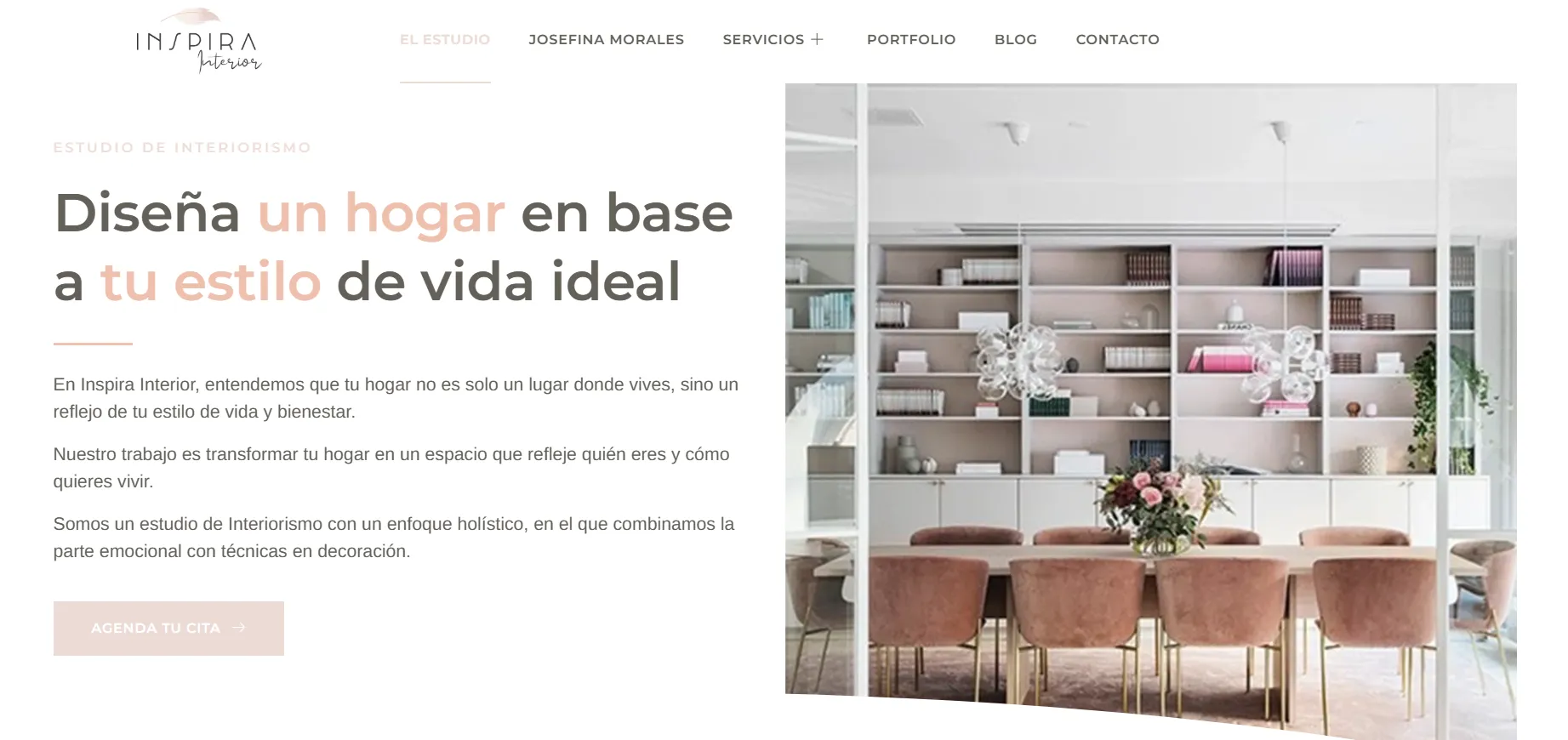 Diseño Web Murcia- Inspira Interior – Josefina Morales